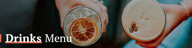 Drinks Menu at The Starting Gate