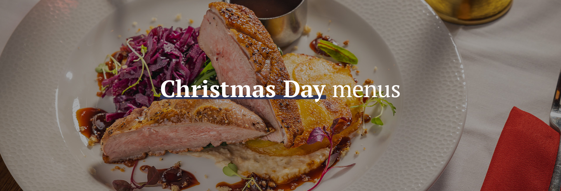 Christmas Day Menu at The Starting Gate